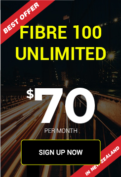 Sign up Fibre 100M with Home Phone for only $70! 