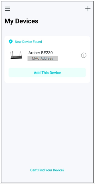 TP-Link Archer BE3600 Mobile app setup image 5