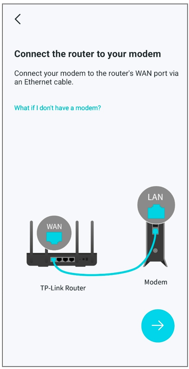 TP-Link Archer BE3600 Mobile app setup image 6