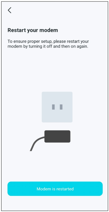 TP-Link Archer BE3600 Mobile app setup image 7