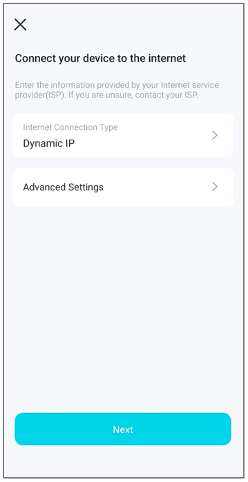 TP-Link Archer BE3600 Mobile app setup image 9