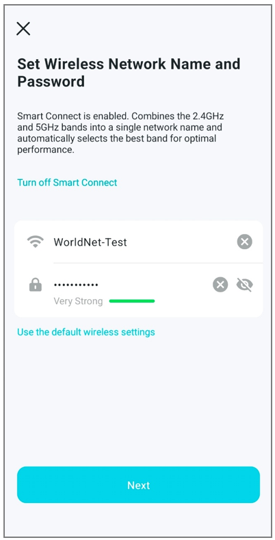 TP-Link Archer BE3600 Mobile app setup image 11