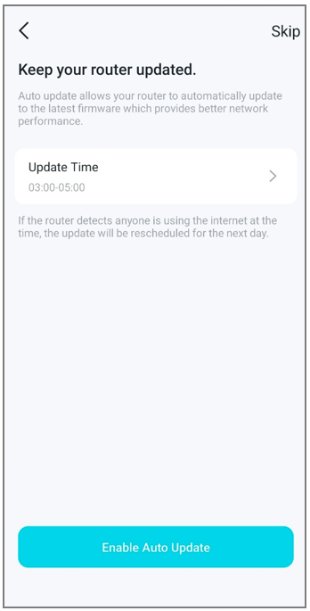 TP-Link Archer BE3600 Mobile app setup image 12