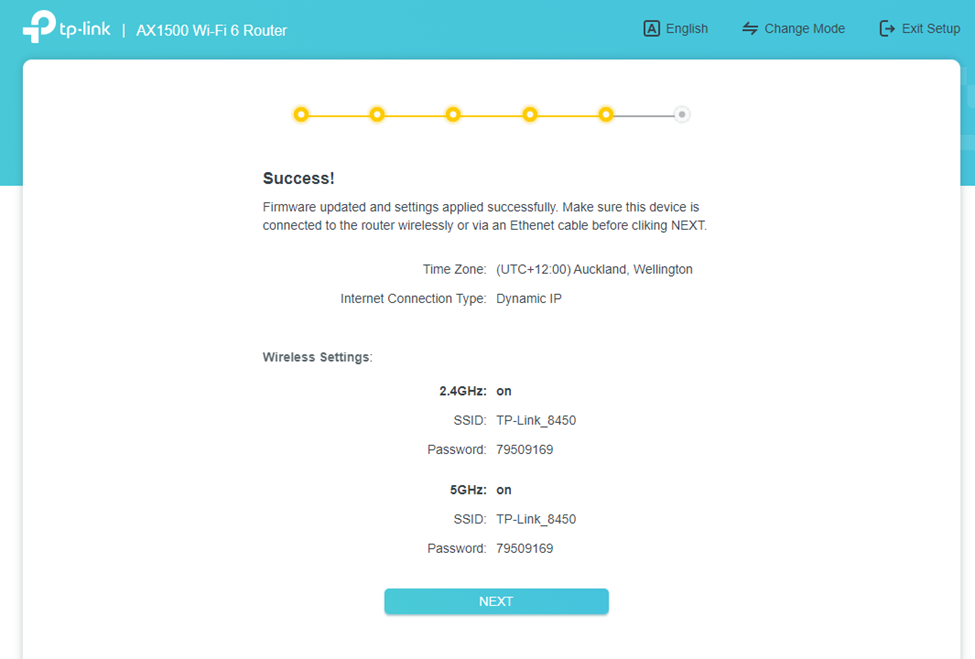 Archer AX1500 firmware update step 4