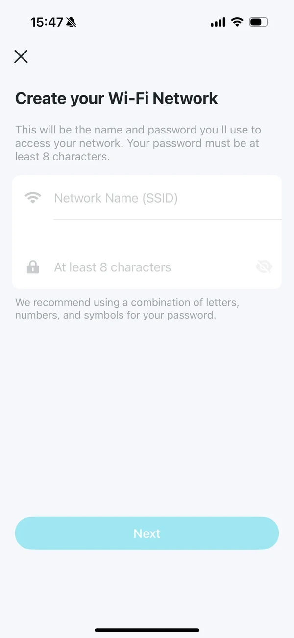 Create the Deco Wi-Fi network
